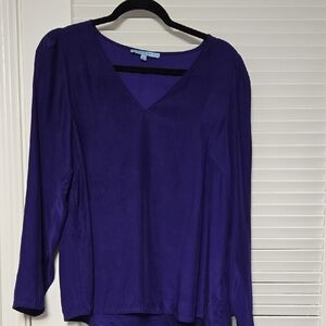 ANTONIO MELANI Deep Purple Blouse